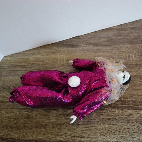 Vtg 1990's  Porcelain Clown - Picture 3 of 8